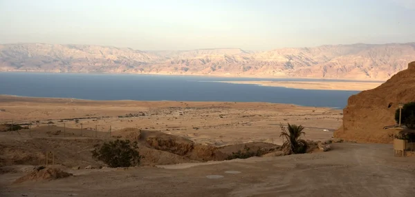 Masada und totes meer in israel reisen welterbe — Stockfoto