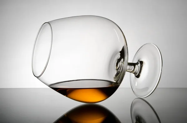 Cognac vinglas — Stockfoto