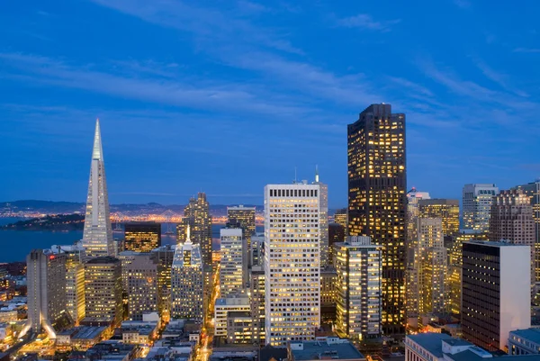 San Francisco after Sunset — Stock Photo, Image