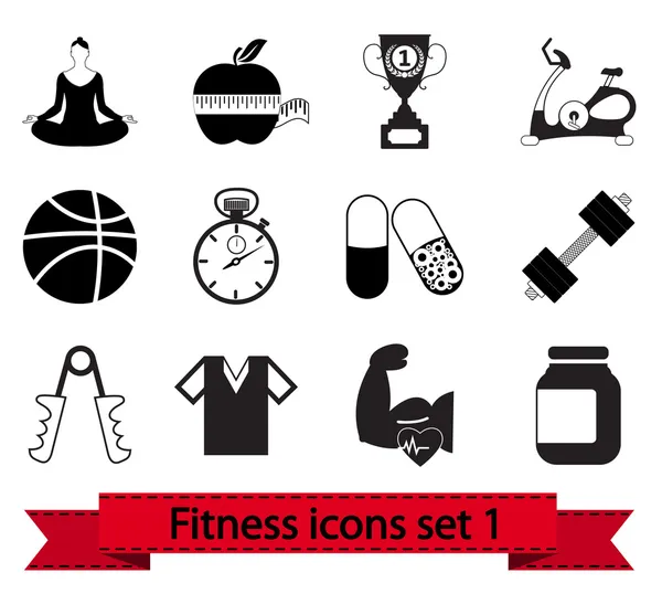 Fitness pictogram 1 — Stockvector