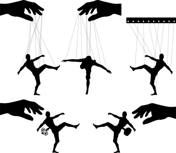 Marionnettes — Image vectorielle