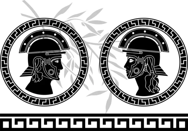 Dio romano e dea — Vettoriale Stock