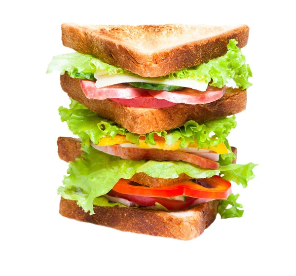 stock image Sandwich on the white background