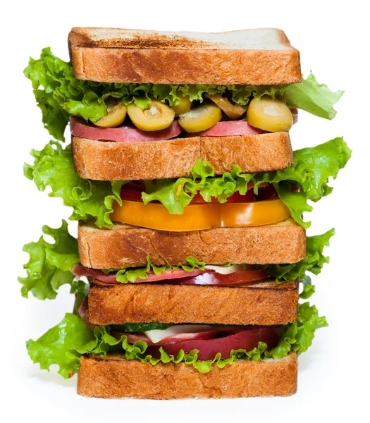 stock image Sandwich on the white background
