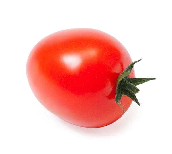 Jediné cherry rajče izolovaných na bílém pozadí — Stock fotografie
