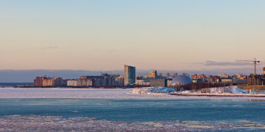 Evening over the Gulf of Finland clipart