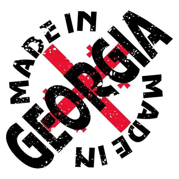 Vector label Made in Georgia — Stock Vector