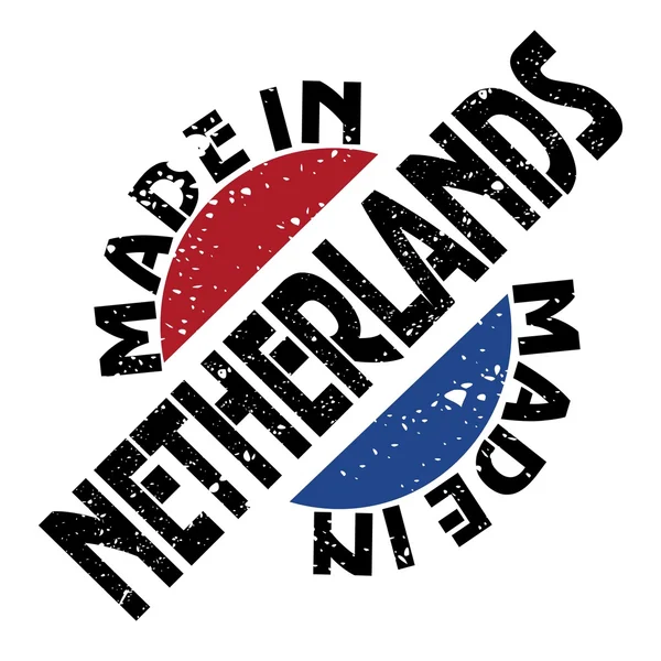 Étiquette vectorielle Fabriqué aux Pays-Bas — Image vectorielle