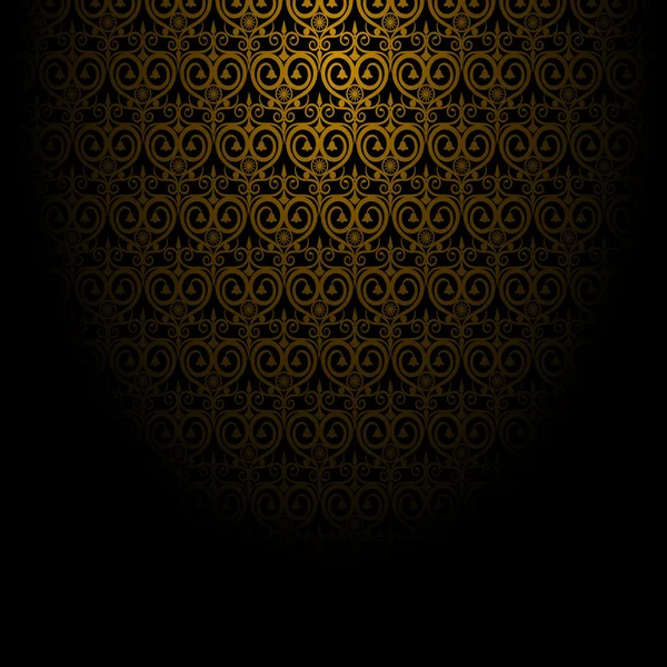 Abstracte achtergrond met gouden patroon. eps10 — Stockvector