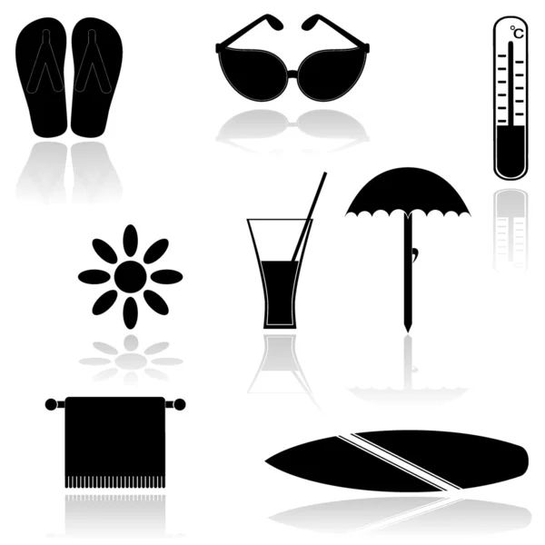 Set of icons. EPS10 — Stock Vector