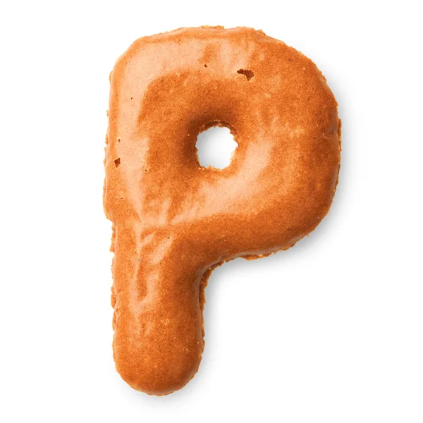 Lettre alphabet cookie — Photo