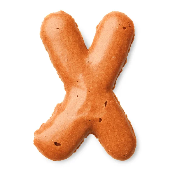 Lettera alfabeto cookie — Foto Stock