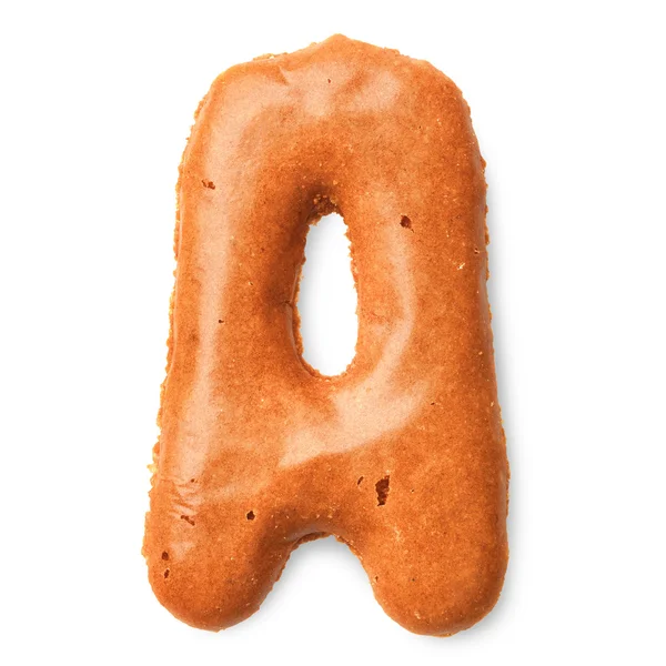 Letra del alfabeto de galletas —  Fotos de Stock