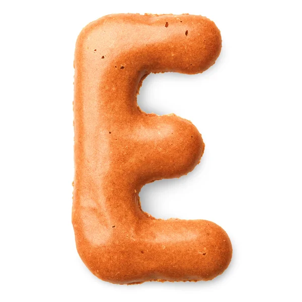 Cookie litera alfabetu — Zdjęcie stockowe