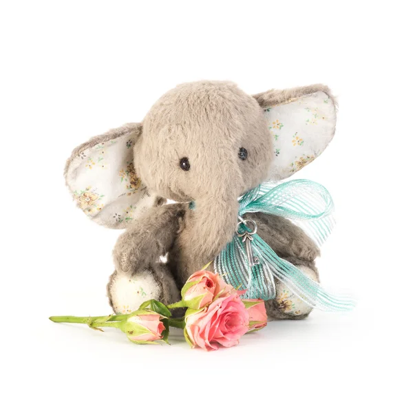 stock image Handmade elephant in classic vintage style