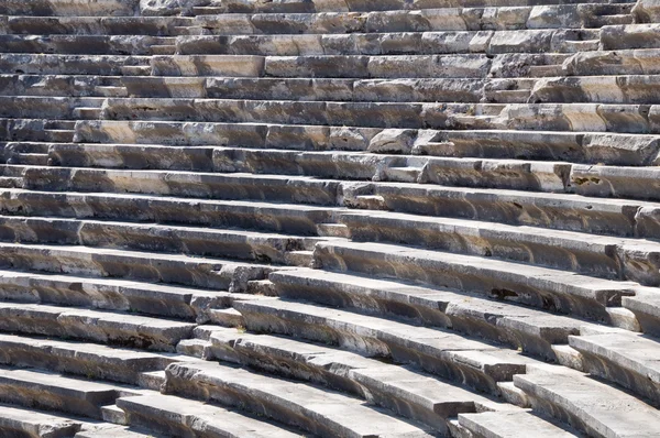 stock image Ruins of ancient theater. Seats only. Nobody.