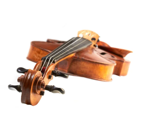 화이트 바이올린 — 스톡 사진