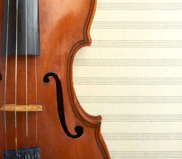 小提琴背景 — 图库照片