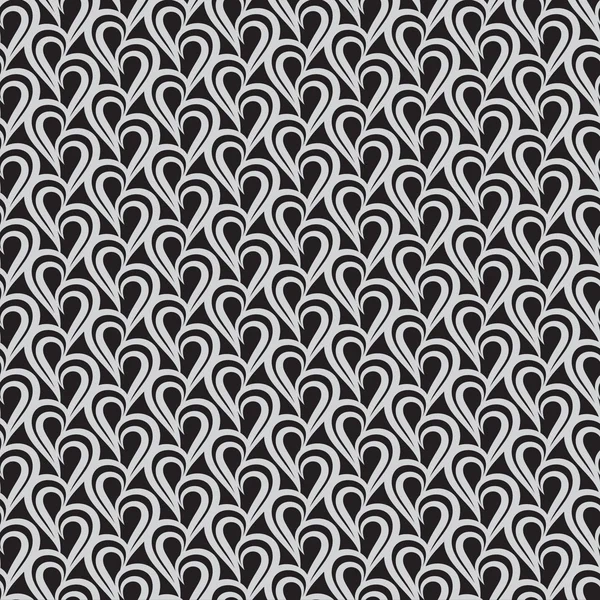 Abstract hearts. Seamless pattern — Stock Vector