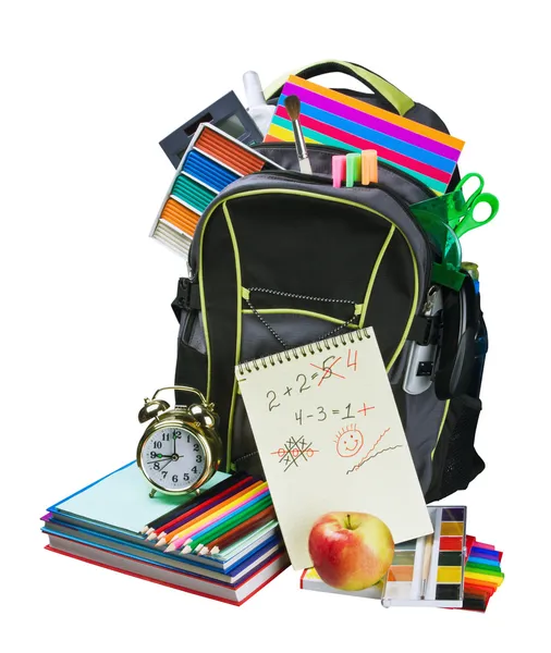 Backpack school supplies Stock Photos, Royalty Free Backpack school ...