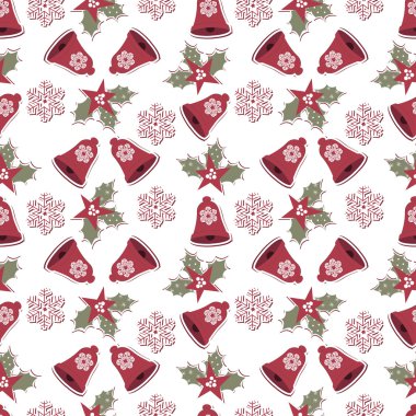 Noel ve yeni yıl kusursuz desen