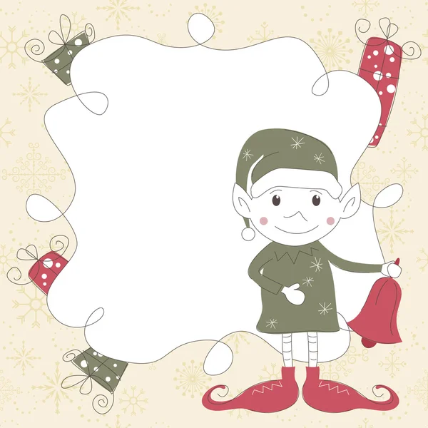 Vecteur Noël et nouvelle carte de voeux de l'année — Image vectorielle