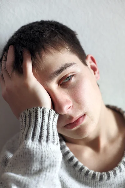 Θλιβερός έφηβος — Φωτογραφία Αρχείου