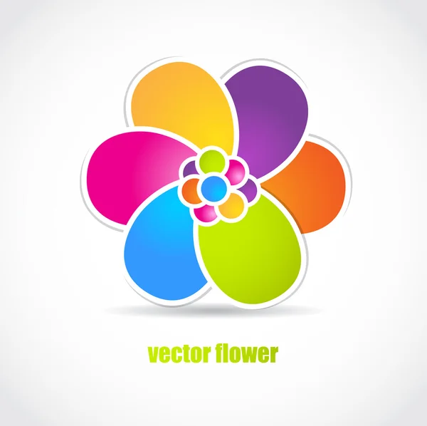 Flor abstracta — Archivo Imágenes Vectoriales