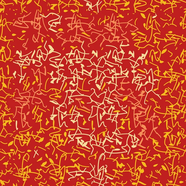 Abstraktní vzor bezešvé v teplých barvách — Stockový vektor