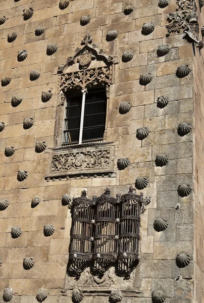 Salamanca Casa de las Conchas — Fotografie, imagine de stoc