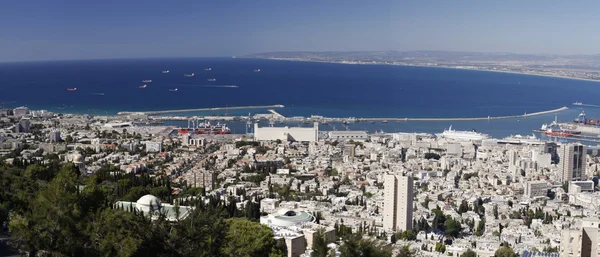 Pohled na haifa, Izrael — Stock fotografie