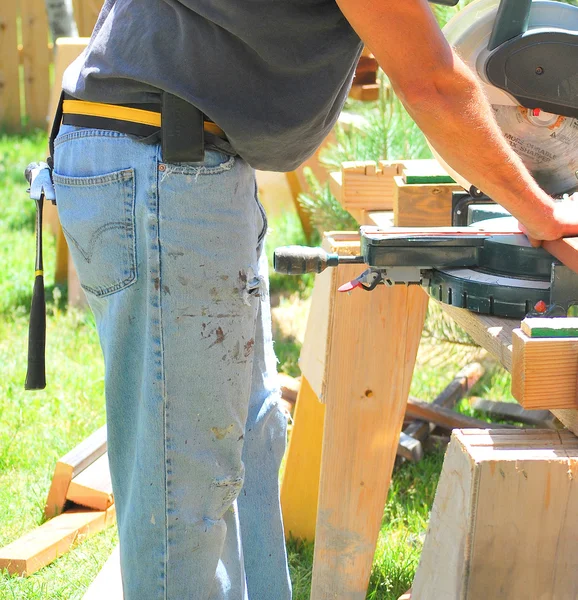 Male carpenter. — Stock Photo, Image