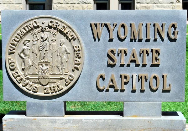 Wyoming state capitol. — Stockfoto