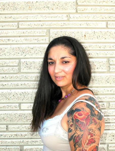 Kobiet tatuaże. — Zdjęcie stockowe