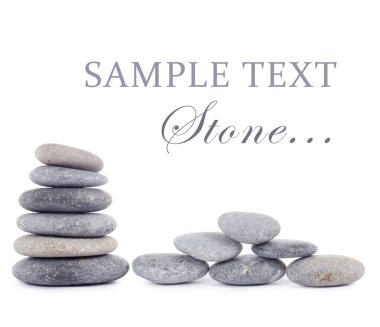 Group of stones isolated clipart