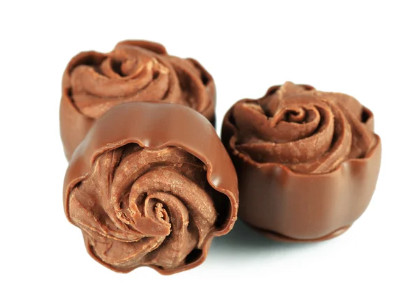 Вкусные сладости из молочного шоколада — стоковое фото