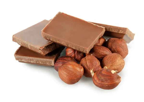 กองช็อคโกแลตนม — ภาพถ่ายสต็อก