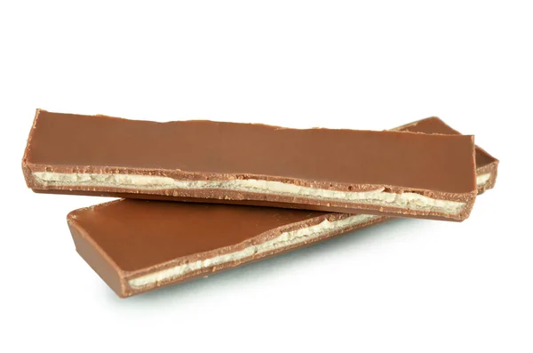 Stapel von Milchschokoladenblöcken — Stockfoto