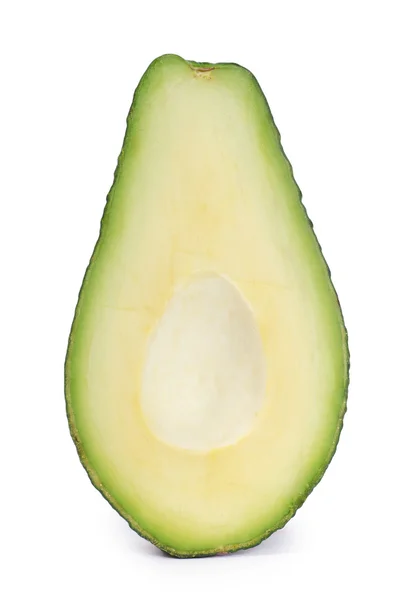 Свіжий авокадо ізольовано на білому тлі — стокове фото