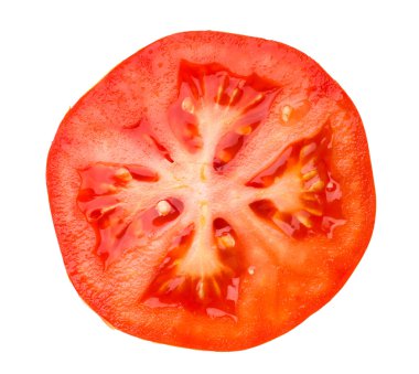 Tomato section clipart