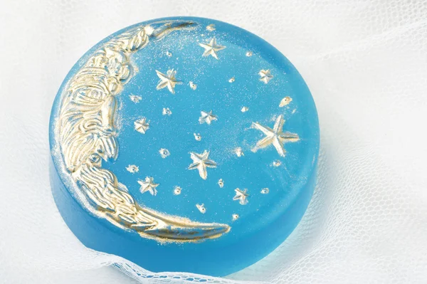 Handmade moon soap — Stock Photo, Image