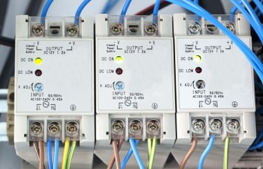 Power supply of electric current clipart