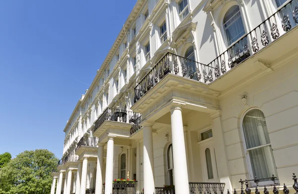ロンドンでグルジア スタッコ フロントの家 ロイヤリティフリーのストック画像