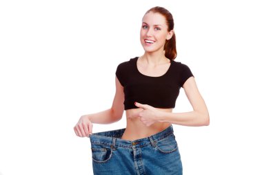 Happy weight loss clipart