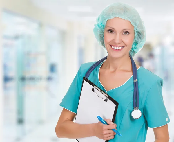 Medical doctor woman in the office Royalty Free Stock Images