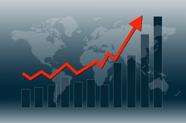 World economy recover clipart