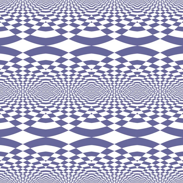 Naadloze geometrische fancy op-art patroon. — Stockvector
