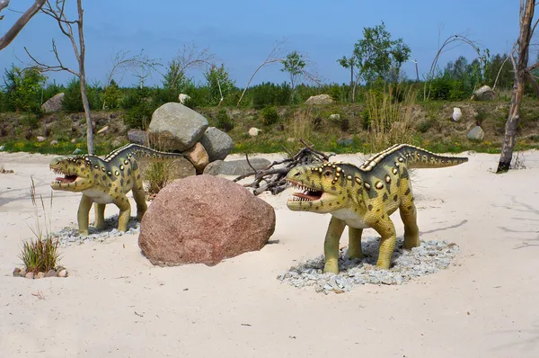 Ornithosuchus. modell av dinosaurie. — Stockfoto