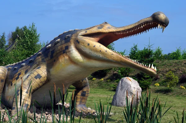 Sarkosuchus. Modell des Dinosauriers. — Stockfoto