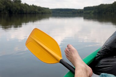 Canoing clipart